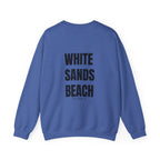 Adult- "'Catch me at"-(Front)- "White Sands Beach Old Lyme, CT"- (Back)- (No Flag) Custom Sweatshirt for location