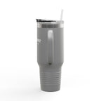 Travel Mug -40oz Insulated Cup- "East Coast" In White Writing