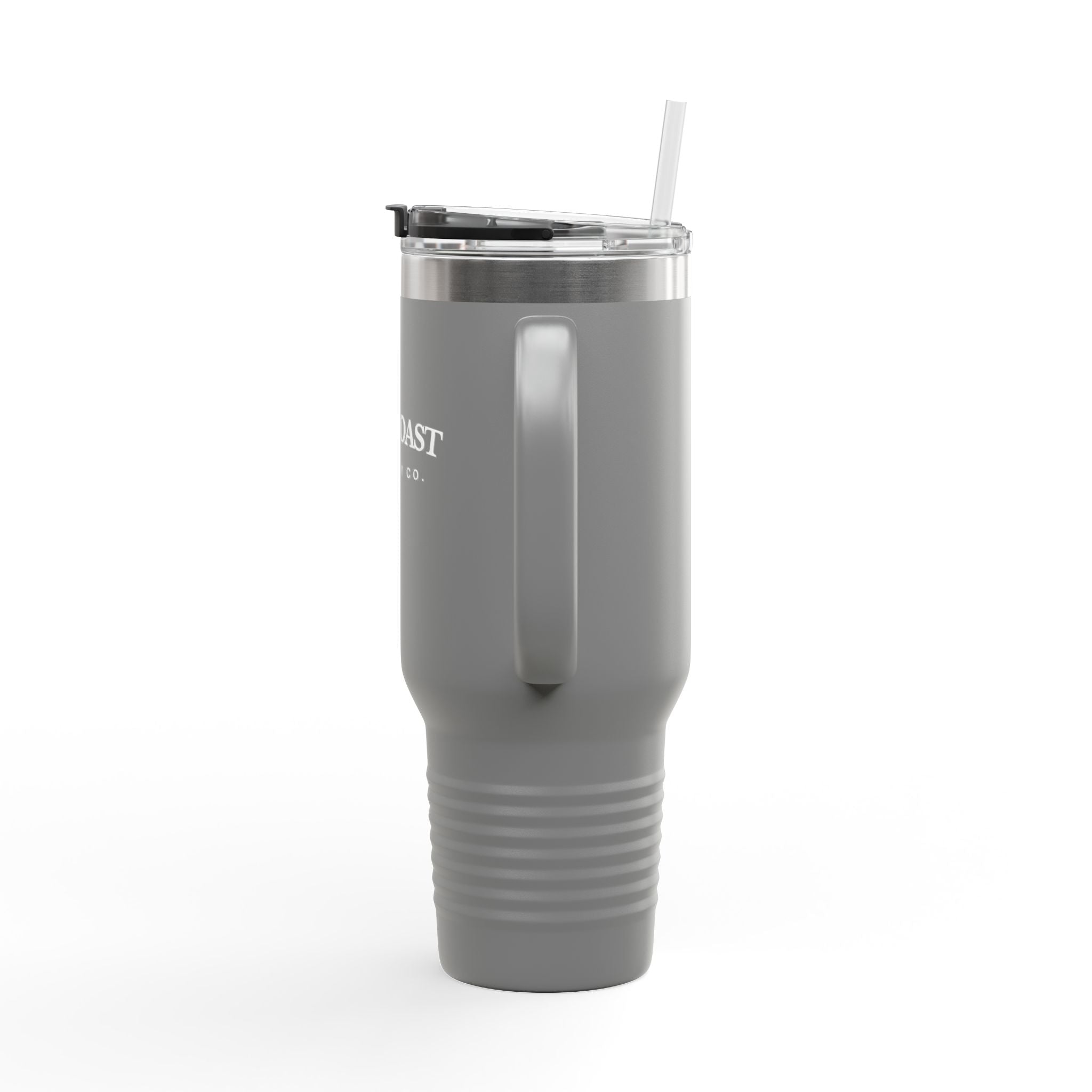 Travel Mug -40oz Insulated Cup- "East Coast" In White Writing