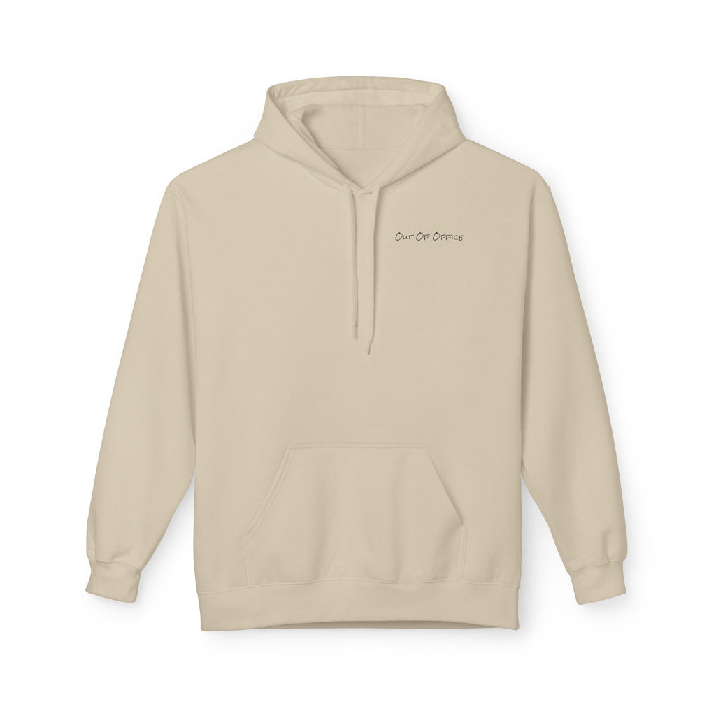 Adult- "Out Of Office" (Front) "Old Saybrook New Tan" (Back) - Hoodie