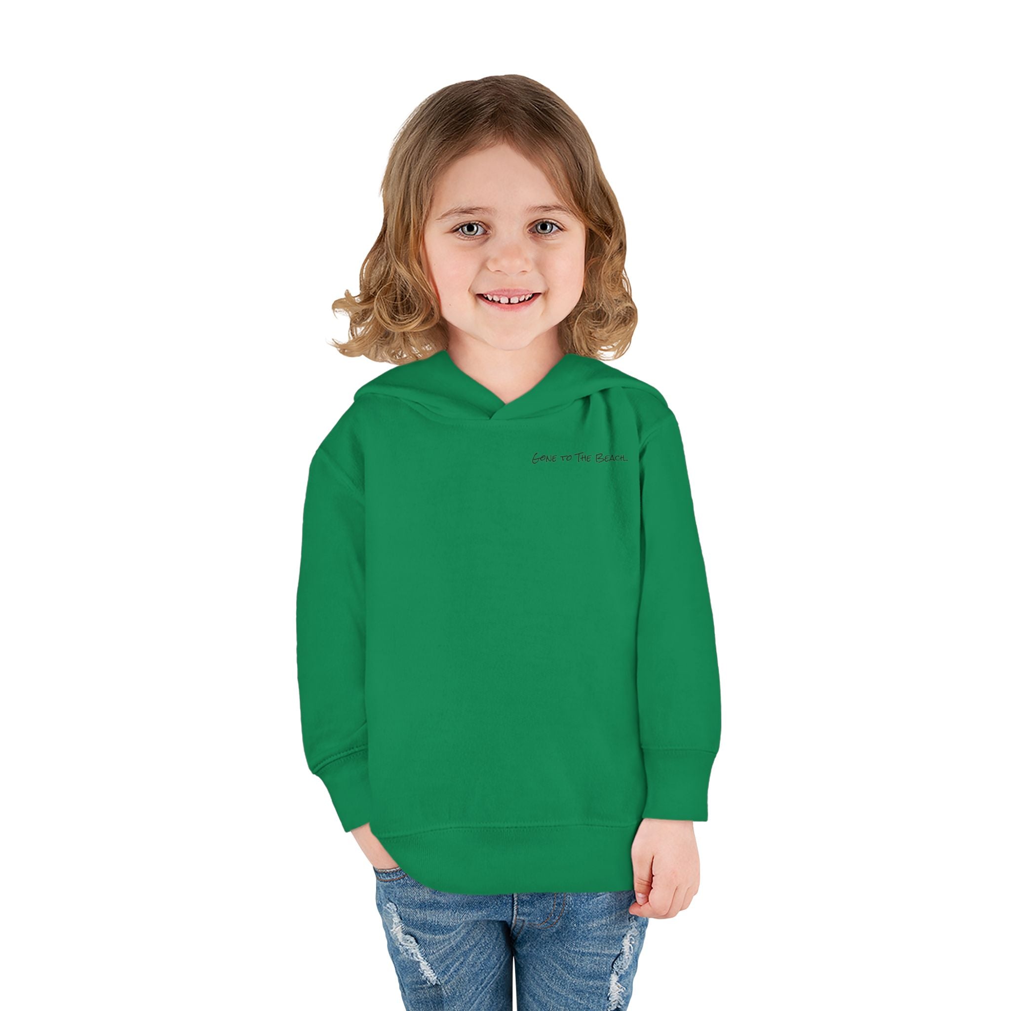 Toddler (2T-6T)- "Gone To The Beach" (Front) "Send Snax & Sunscreen, Old Saybrook, CT"- (Back)- Hoodie
