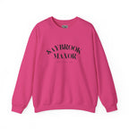 Adult Crewneck-Saybrook Manor with Logo on Back- Black Writing
