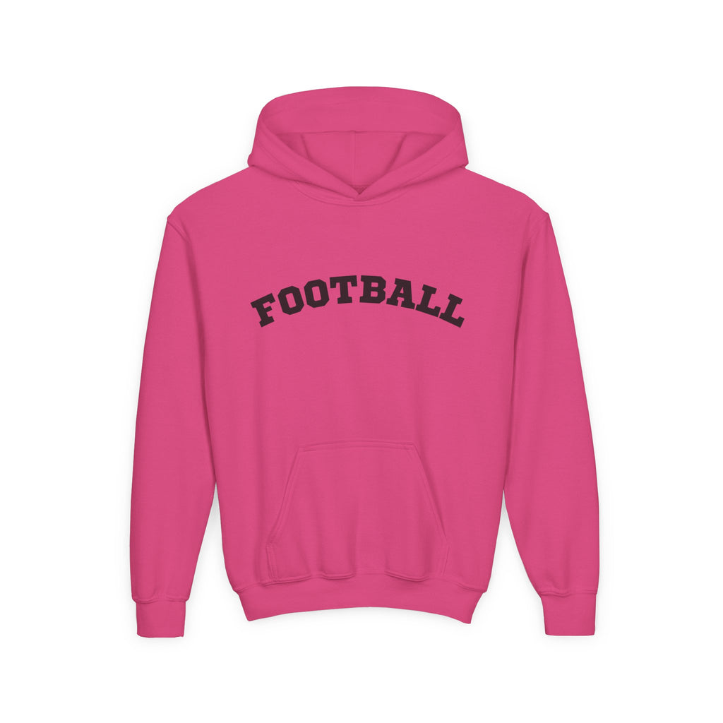 Youth Hoodie "Football"  -Sports Apparel, Gift for Young Athletes, Team Spirit, Cozy Sweatshirt, Game Day Ready