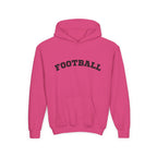 Youth Hoodie "Football"  -Sports Apparel, Gift for Young Athletes, Team Spirit, Cozy Sweatshirt, Game Day Ready
