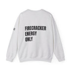 Firecracker Energy Only, 'Merica Crewneck Sweatshirt