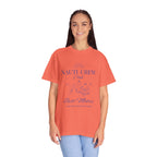 Matching shirt- "Nauti Crew-Best Mates" T-shirt, Unisex Garment-Dyed Tee for Bachelorette and Wedding Parties by the Lake-Perfect for Summer Vacations, Boating Trips, Family Gatherings