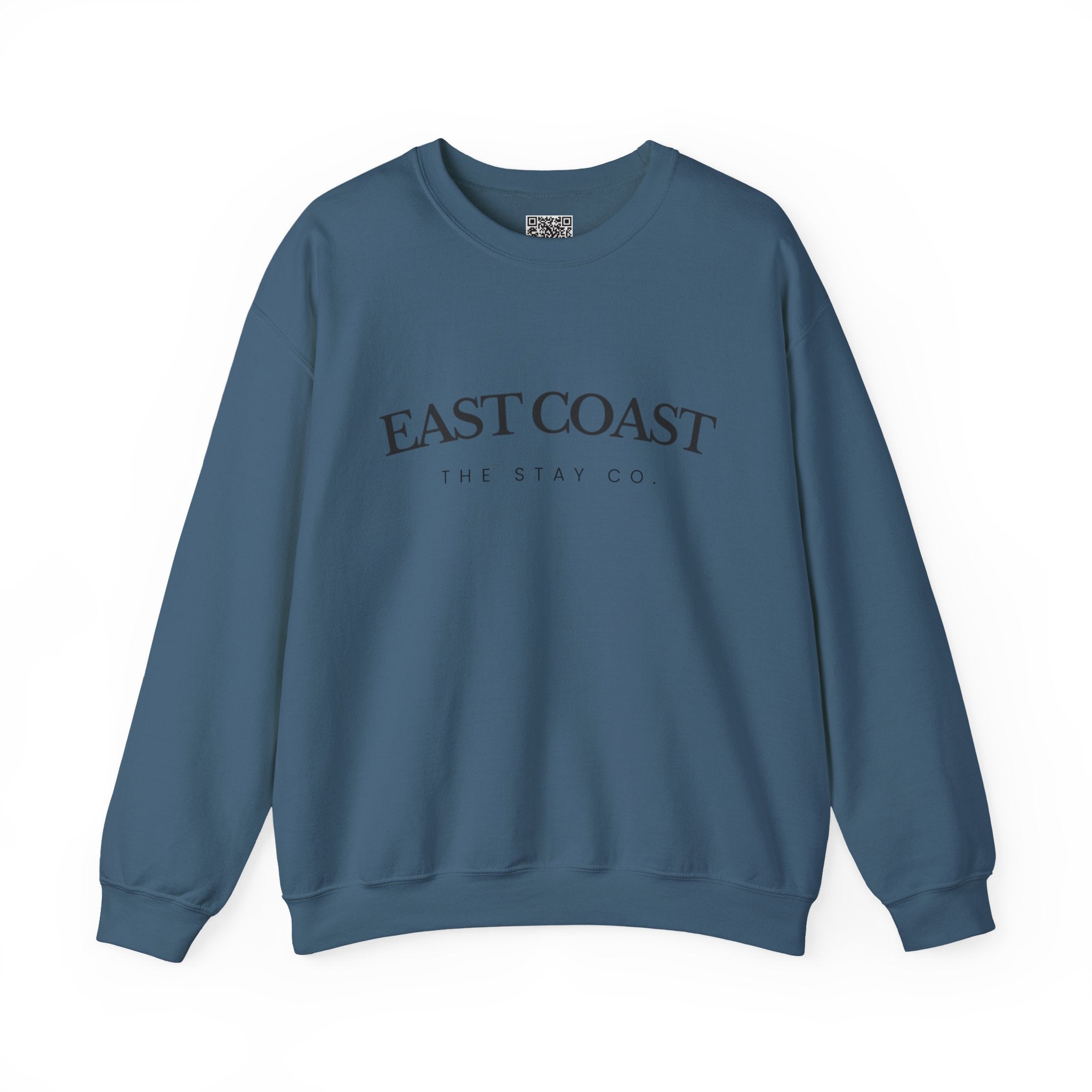 East Coast Crewneck (Black Text)