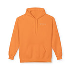 Adult- "Old Saybrook" (Front) Old Saybrook Light House (Back) - White Writing Hoodie