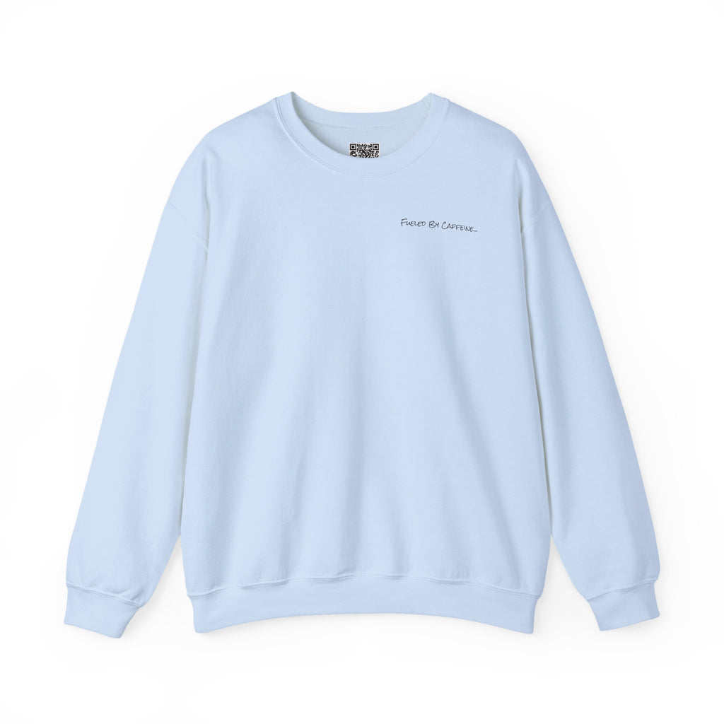Adult- Teacher Crew Neck "Fueled By Caffeine"- "Lesson Plans & Latte Cans" -Crewneck Sweatshirt, Cozy Fall Apparel, Unisex Gift, Casual Style, September Vibes, Seasonal Fashion