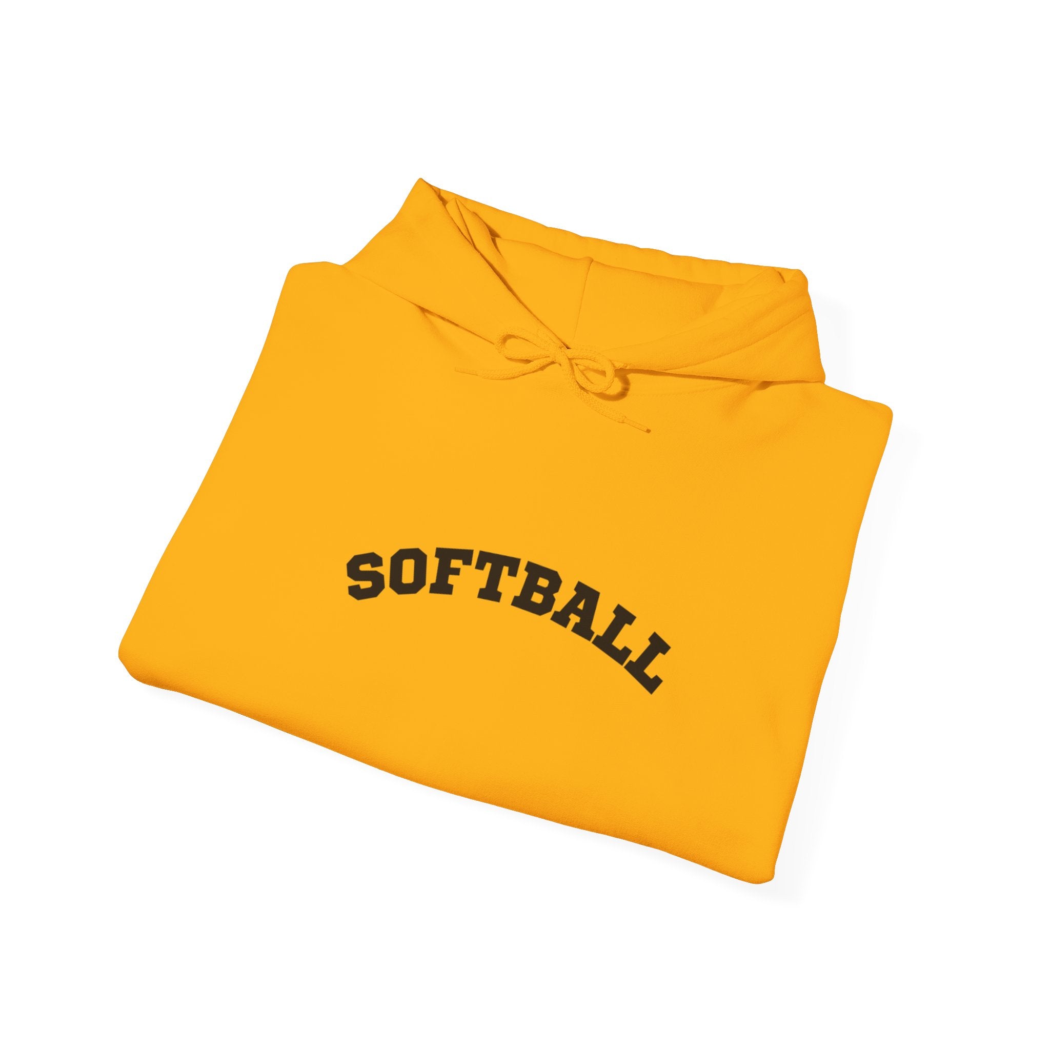 Adult Unisex Hoodie - "Softball" -Choose Your Color-Cozy Sweatshirt for Fans or Parents, Unisex Sports Apparel, Perfect Gift for Game Day, Casual Wear for Athletes