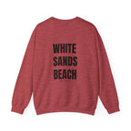 Adult- "'Catch me at"-(Front)- "White Sands Beach Old Lyme, CT"- (Back)- (No Flag) Custom Sweatshirt for location