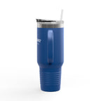 Travel Mug -40oz Insulated Cup- "East Coast" In White Writing