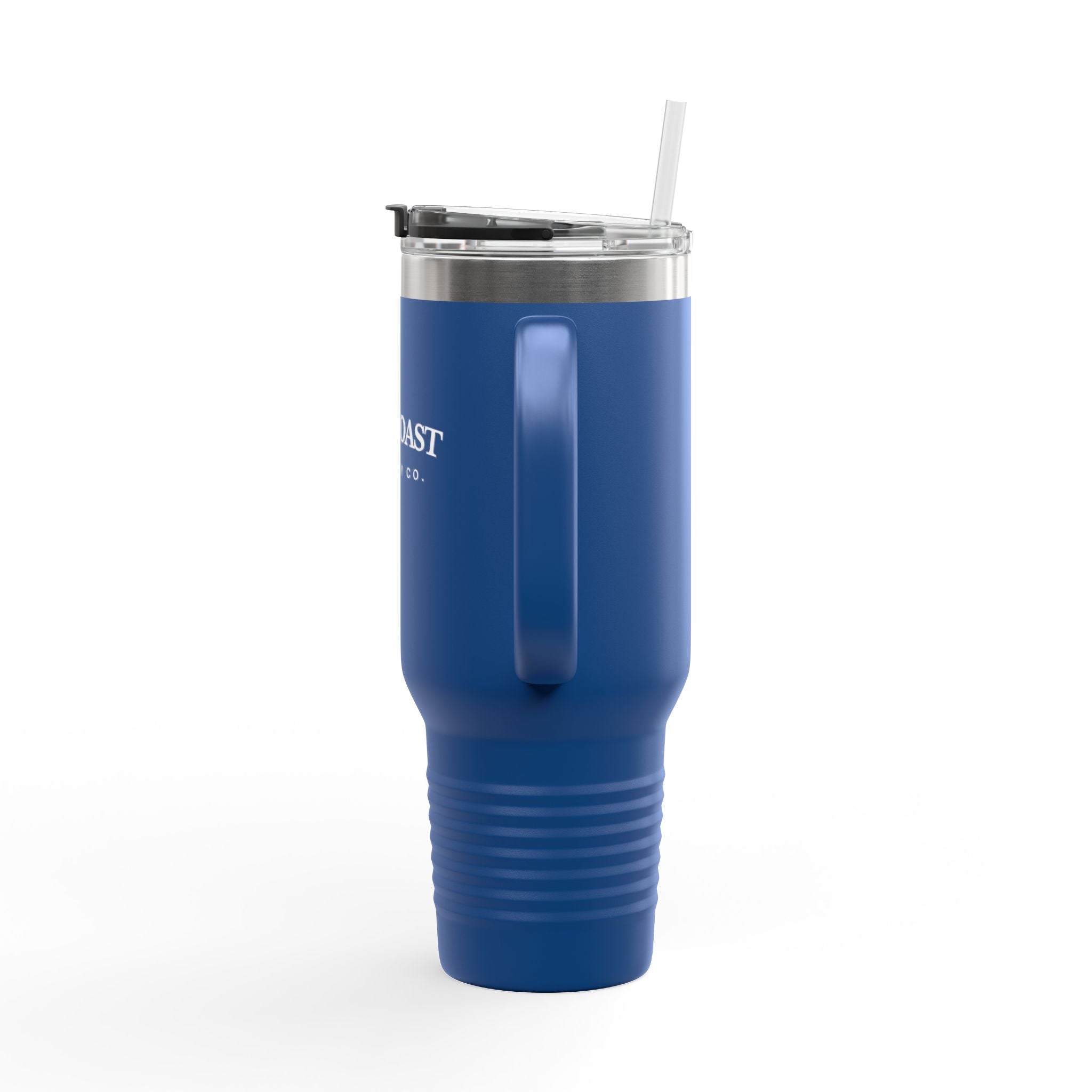 Travel Mug -40oz Insulated Cup- "East Coast" In White Writing