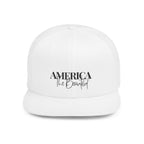 Embroidered Snackback Cap-"America The Beautiful"- Casual Hat, Outdoor Apparel, Summer Fashion, Gift for Him/Her, Festival Accessory