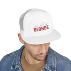 "Red, White & Blonde" -Stylish 5 Panel Trucker Cap with Embroidery, Perfect for Casual Outfits, Summer Festivals, Gifts for Friends, Birthday Parties, [...]