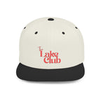 "The Lake Club" Stylish Flat Bill Snapback Hat - Perfect Gift for Brunettes, Casual Outfits, Outdoor Events, Seasonal Fashion, Trendy Accessories