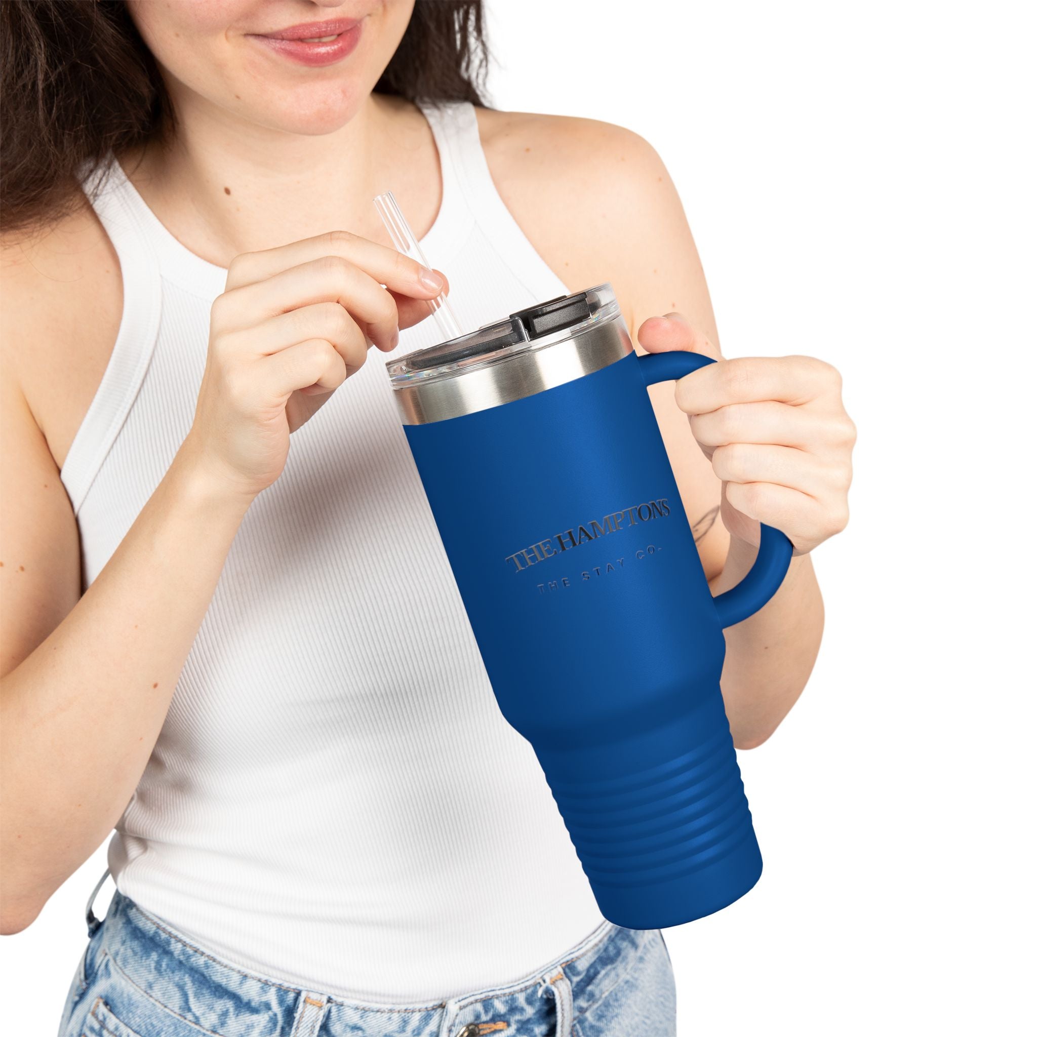 Travel Mug -40oz Insulated Cup- "The Hamptons"