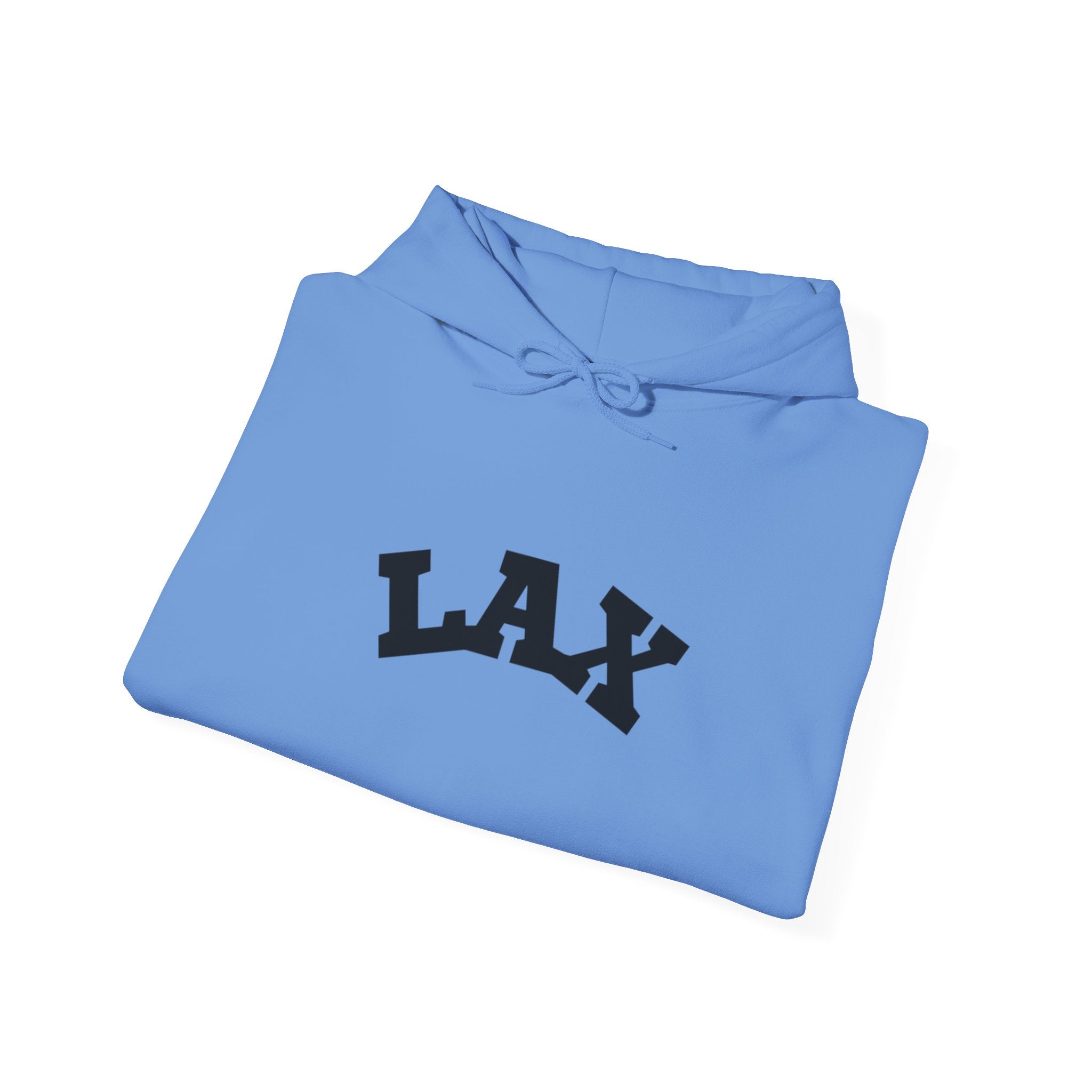 Adult Unisex Hoodie - "LAX" -Choose Your Color-Cozy Sweatshirt for Fans or Parents, Unisex Sports Apparel, Perfect Gift for Game Day, Casual Wear for Athletes