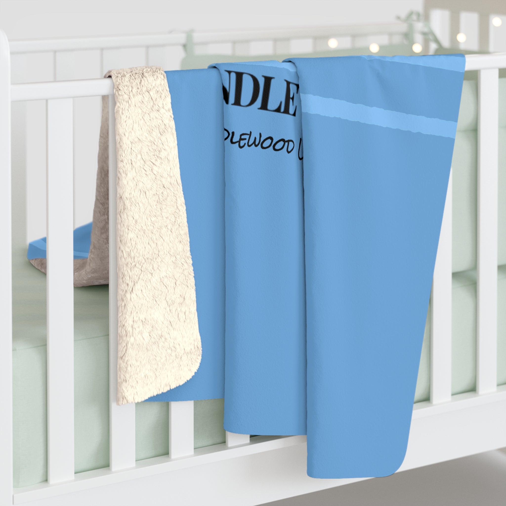 Cozy Lake House Sherpa Fleece Blanket -"Candlewood Lake, CT- Perfect for Home, Gifts, Beach Decor, Warmth & Relaxation. Contact us to customize yours