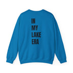Adult- "Born for this"- (Front)  "In My Lake Era" (Back)- Black Writing- Unisex Crewneck Sweatshirt