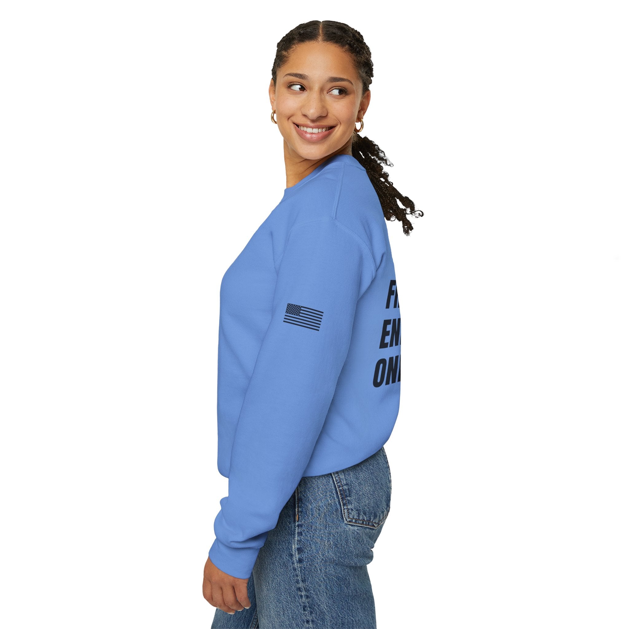 Firecracker Energy Only, 'Merica Crewneck Sweatshirt