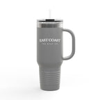Travel Mug -40oz Insulated Cup- "East Coast" In White Writing