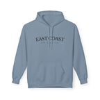 Adult-East Coast - Black Writing Hoodie