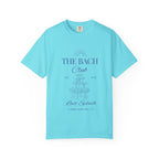 Matching "The Bach Club -Last Splash- Candlewood Lake" -T-Shirt in Blue Writing-Choose a Color-  Perfect for Bachelorette and Wedding Parties- Unisex Vacation Top, Sailor Humor Apparel