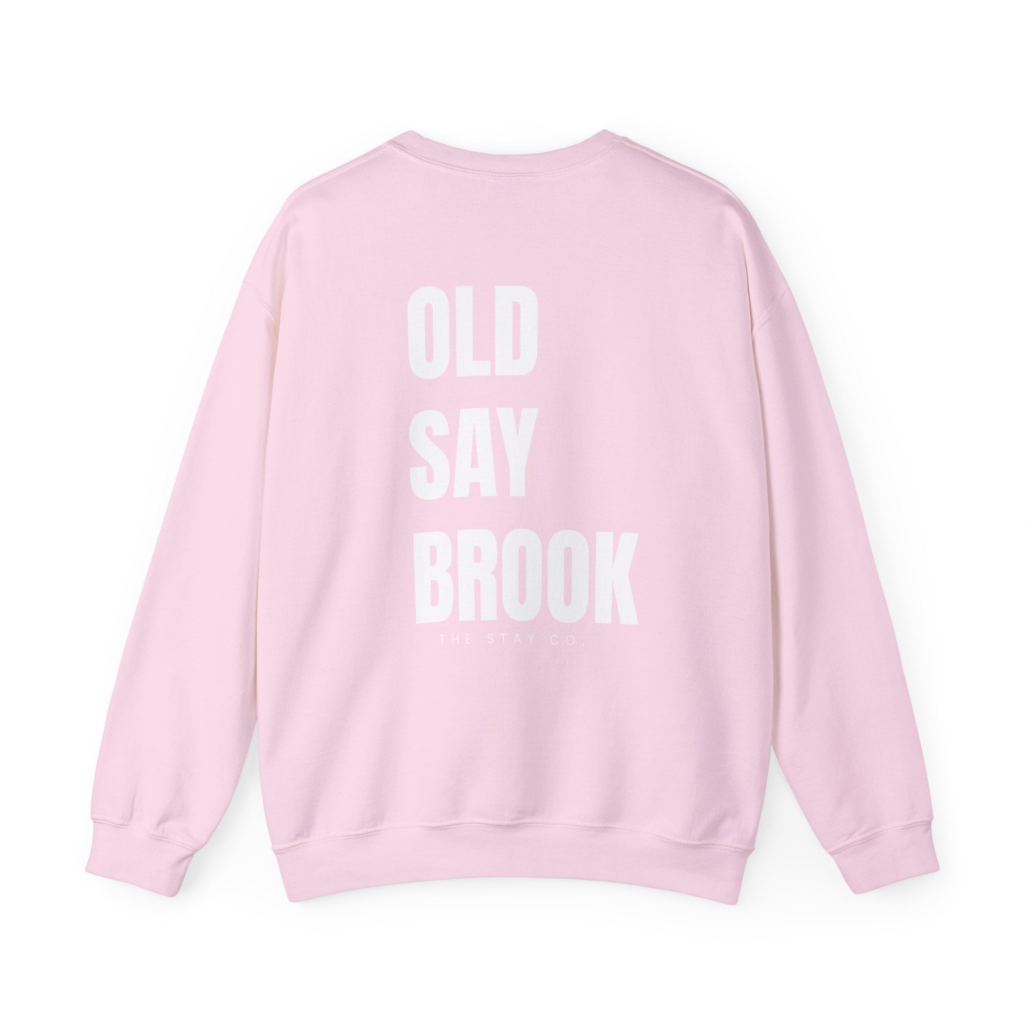 Adult- Old Saybrook Crewneck Sweatshirt With Association Logo On Front
