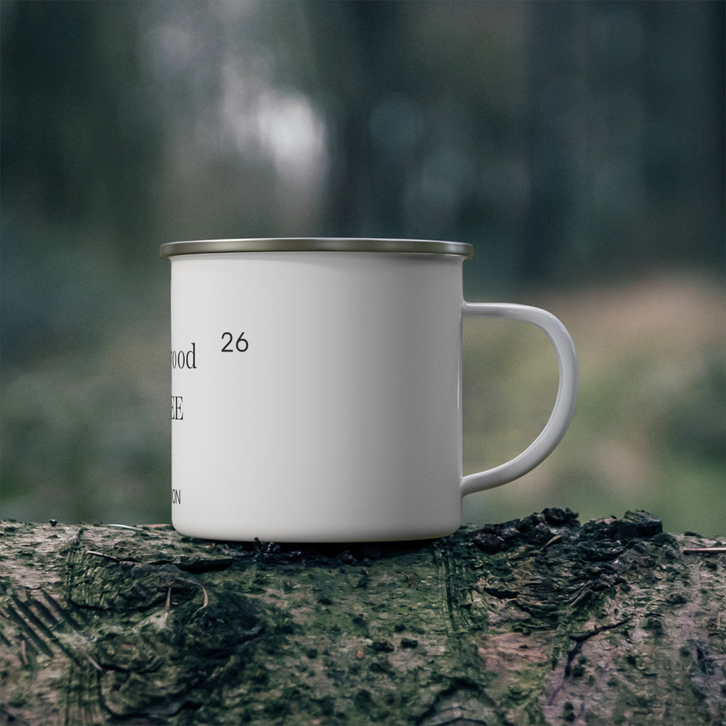 "Candlewood Coffee Club-Lake Edition"- Enamel Camping Mug | Outdoor Adventure Gift, Coffee Lovers, Camping Gear, Lake Edition