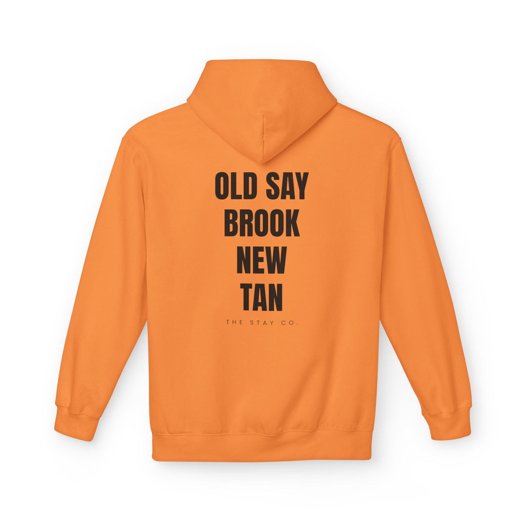 Adult- "Out Of Office" (Front) "Old Saybrook New Tan" (Back) - Hoodie