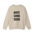 Adult- "'Catch me at"-(Front)- "White Sands Beach Old Lyme, CT"- (Back)- (No Flag) Custom Sweatshirt for location