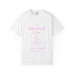Matching "The Bach Club -Last Splash- Candlewood Lake" -T-Shirt in Pink Writing- Choose a Color- Perfect for Bachelorette and Wedding Parties- Unisex Vacation Top, Sailor Humor Apparel