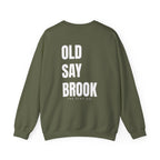 Adult- "Return To" (Front) - "Old Saybrook" (Back) -White Writing -Unisex Crewneck Sweatshirt