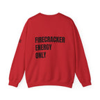 Firecracker Energy Only, 'Merica Crewneck Sweatshirt