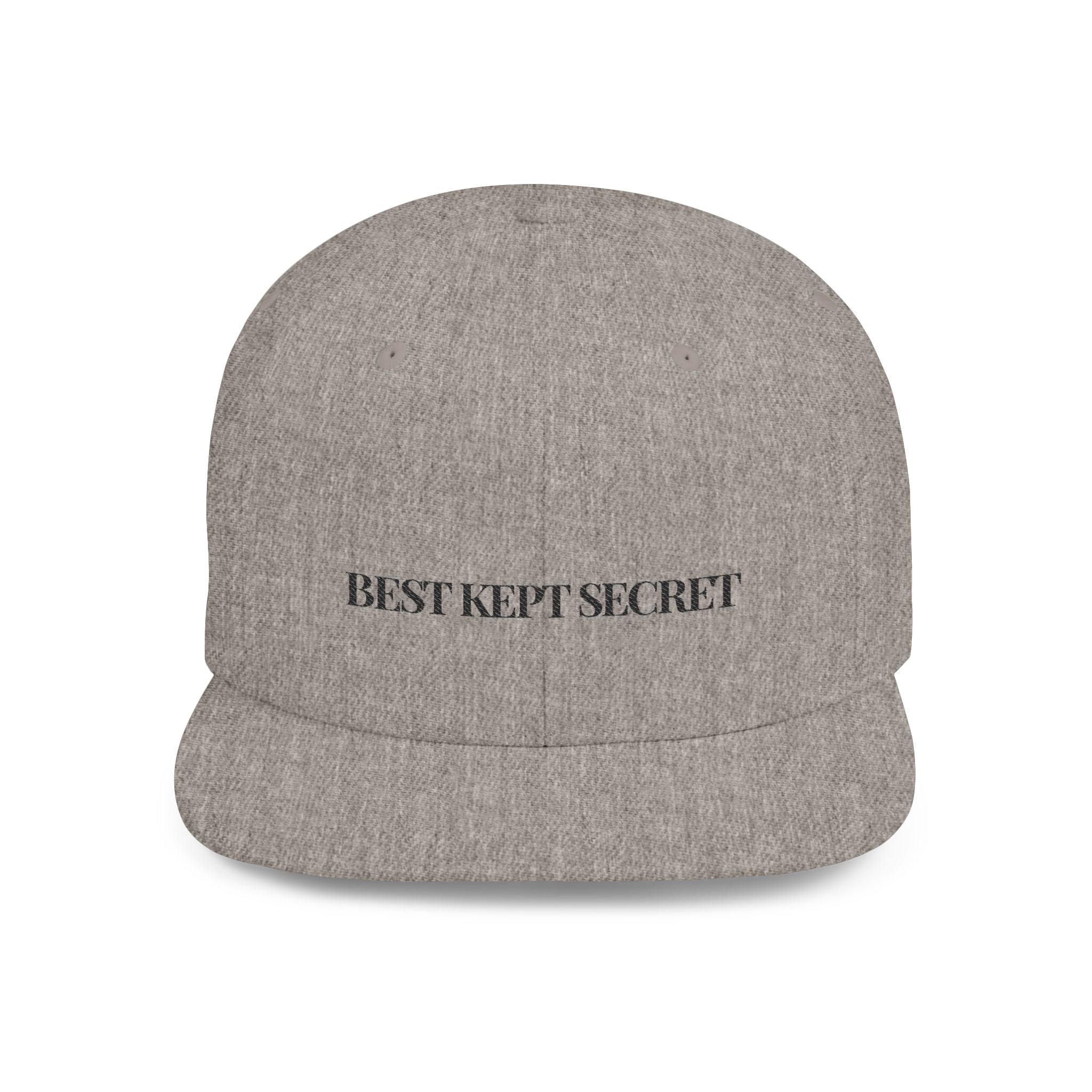 Embroidered Snackback Cap-"Best Kept Secret"- Casual Hat, Outdoor Apparel, Summer Fashion, Gift for Him/Her, Festival Accessory