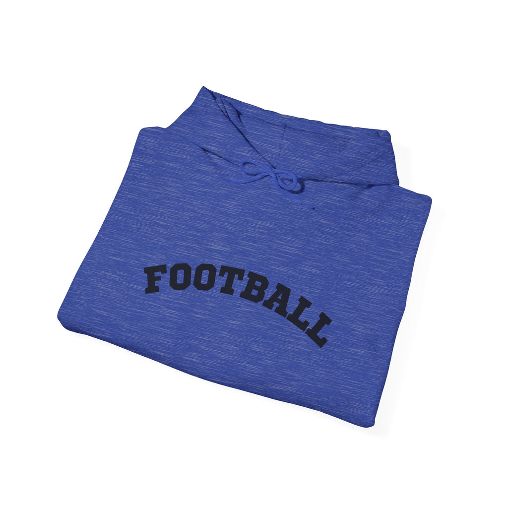 Adult Unisex Hoodie - "Football"  Cozy Sweatshirt for Fans or Parents, Unisex Sports Apparel, Perfect Gift for Game Day, Casual Wear for Athletes