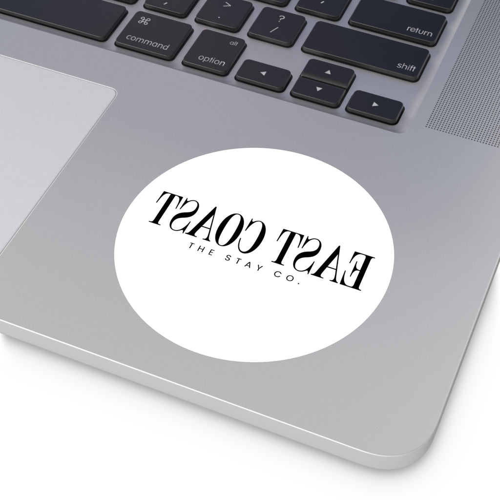 East Coast Round Stickers
