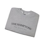 Adult- "The Hamptons" - Black Writing- Crewneck Sweatshirt