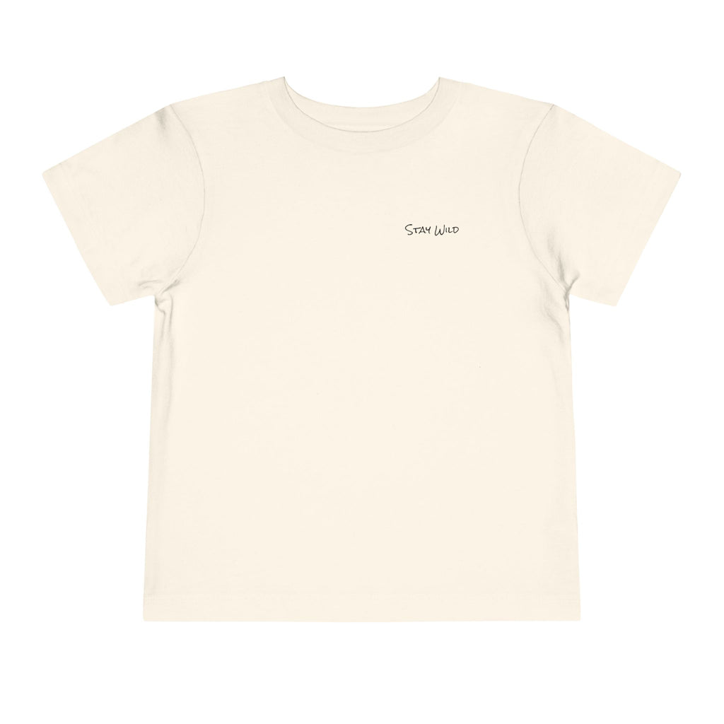 Toddler (2T-5T)- "Stay Wild" (Front) "Walk. Run. Wakeboard." (Back) -Short Sleeve Tee