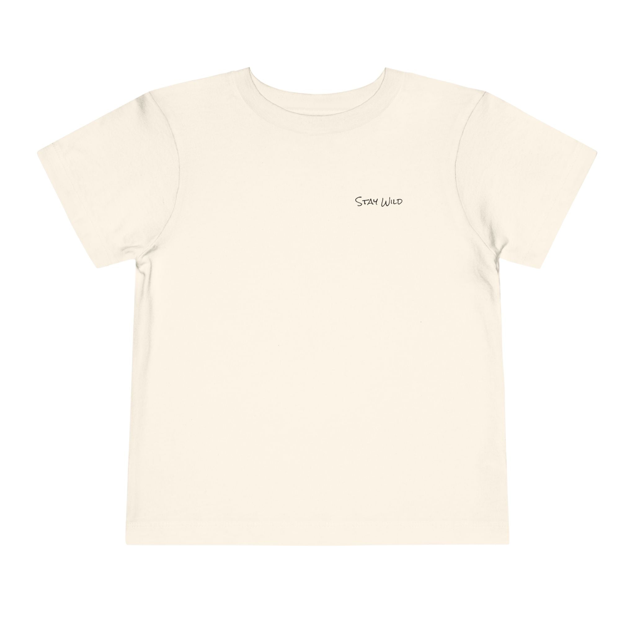 Toddler (2T-5T)- "Stay Wild" (Front) "Walk. Run. Wakeboard." (Back) -Short Sleeve Tee