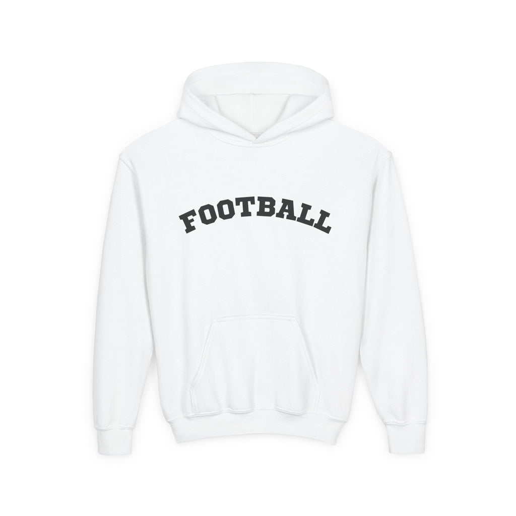 Youth Hoodie "Football"  -Sports Apparel, Gift for Young Athletes, Team Spirit, Cozy Sweatshirt, Game Day Ready
