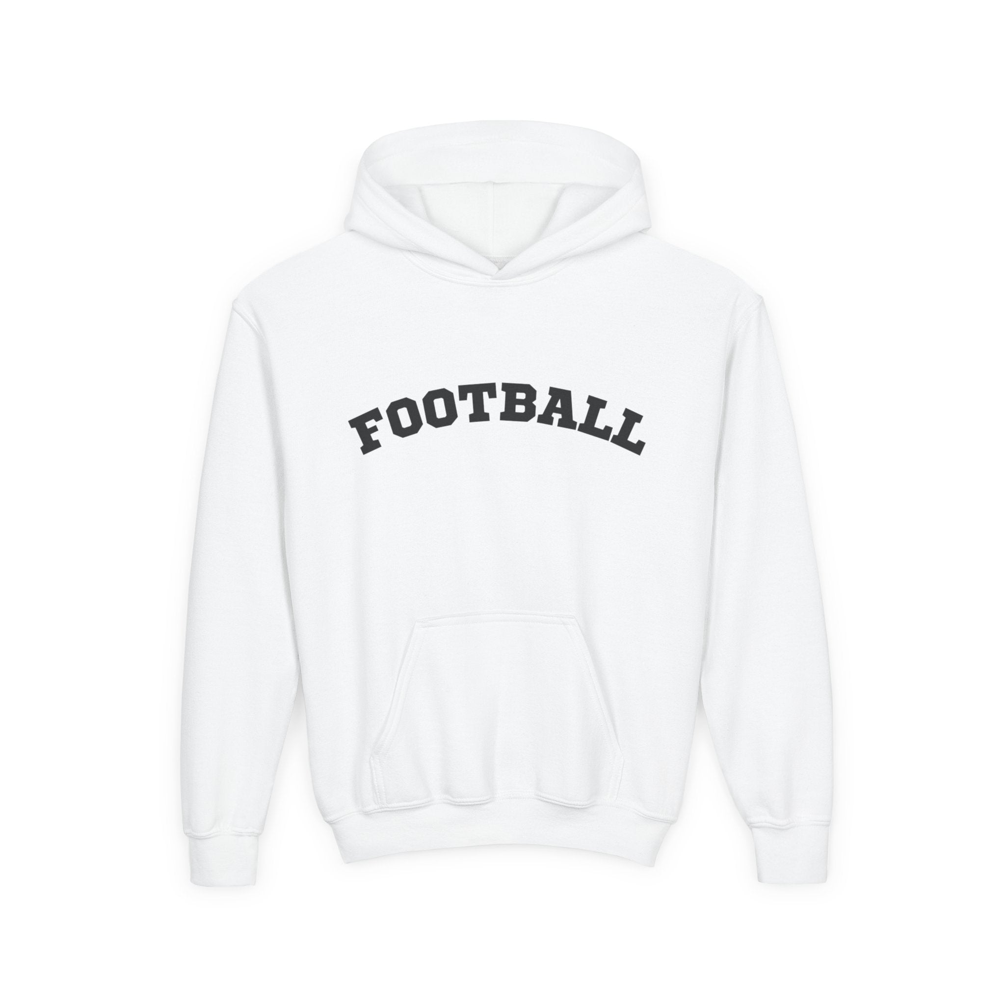 Youth Hoodie "Football"  -Sports Apparel, Gift for Young Athletes, Team Spirit, Cozy Sweatshirt, Game Day Ready