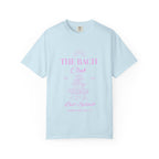 Matching "The Bach Club -Last Splash- Candlewood Lake" -T-Shirt in Pink Writing- Choose a Color- Perfect for Bachelorette and Wedding Parties- Unisex Vacation Top, Sailor Humor Apparel
