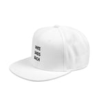 Embroidered Snapback Hat "White Sands Beach"- Perfect for Beach Days, Summer Outings, Casual Wear, Gift for Him/Her