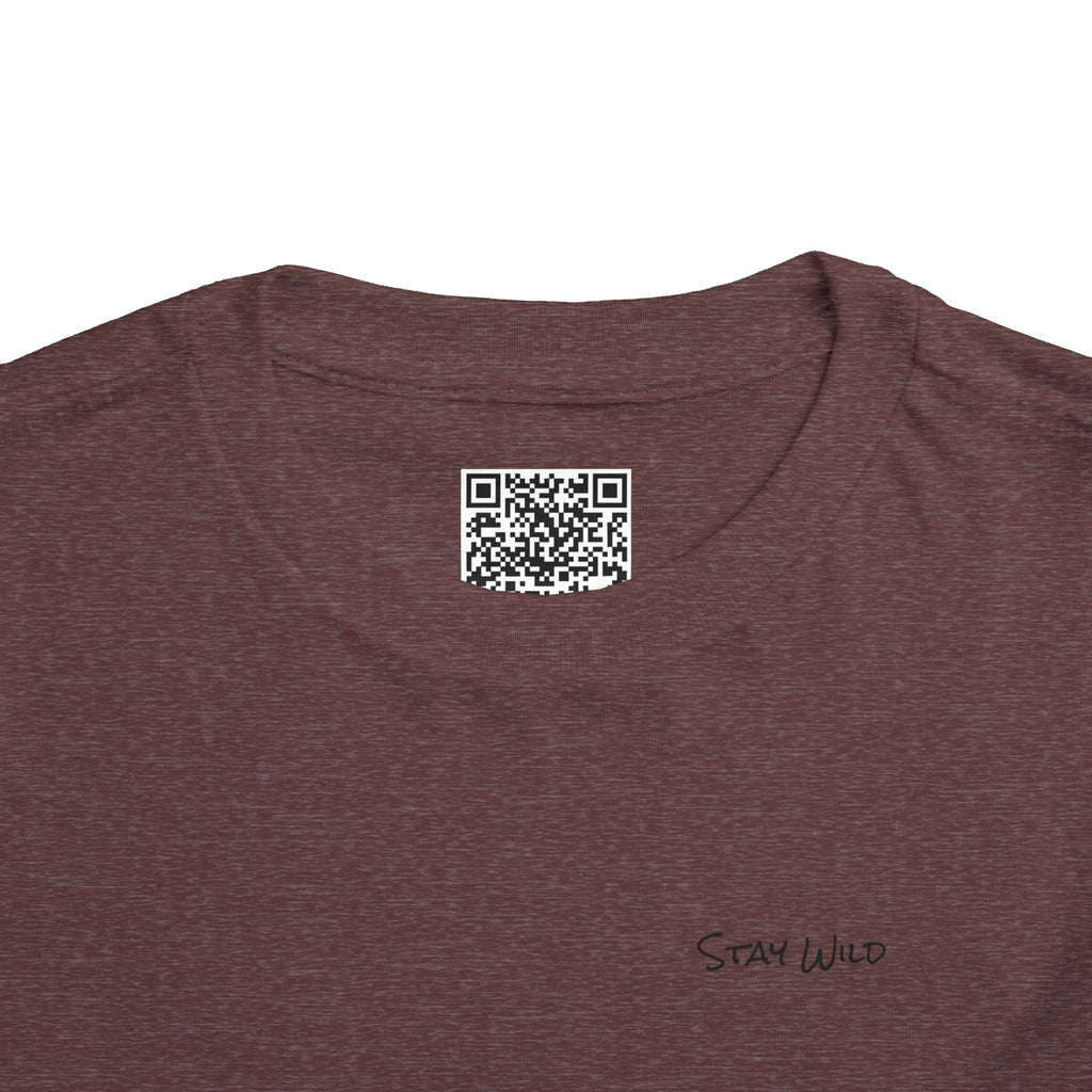 Toddler (2T-5T)- "Stay Wild" (Front) "Walk. Run. Wakeboard." (Back) -Short Sleeve Tee