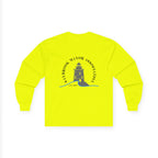 Old Saybrook Long Sleeve Tee With Light House on Back- Black Writing