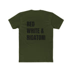 Adult- "Red White & Rigatoni" Italian-Pasta Lover Shirt, Fourth of July, Funny Cooking Gift, Casual Wear, Foodie Fashion, Italian Food Tee