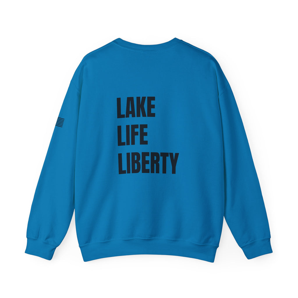 Lake Life Liberty, 'Merica Crewneck Sweatshirt