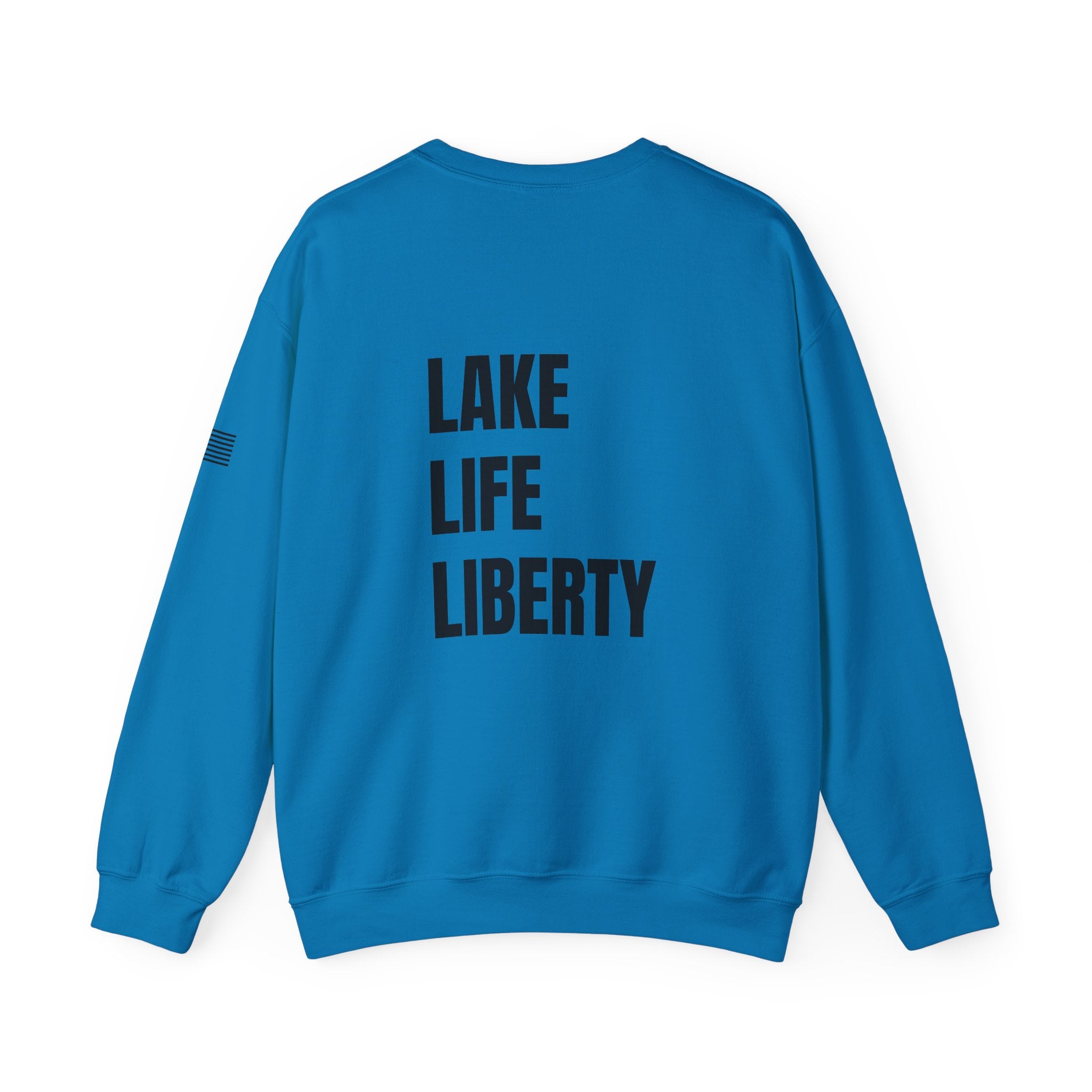 Lake Life Liberty, 'Merica Crewneck Sweatshirt
